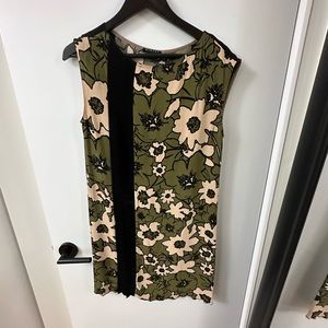 Sisley | Short Tunic Dress (EU Small, Floral)